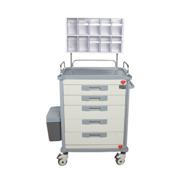 High Quality Five Drawers Anesthesia Trolley with Good Price